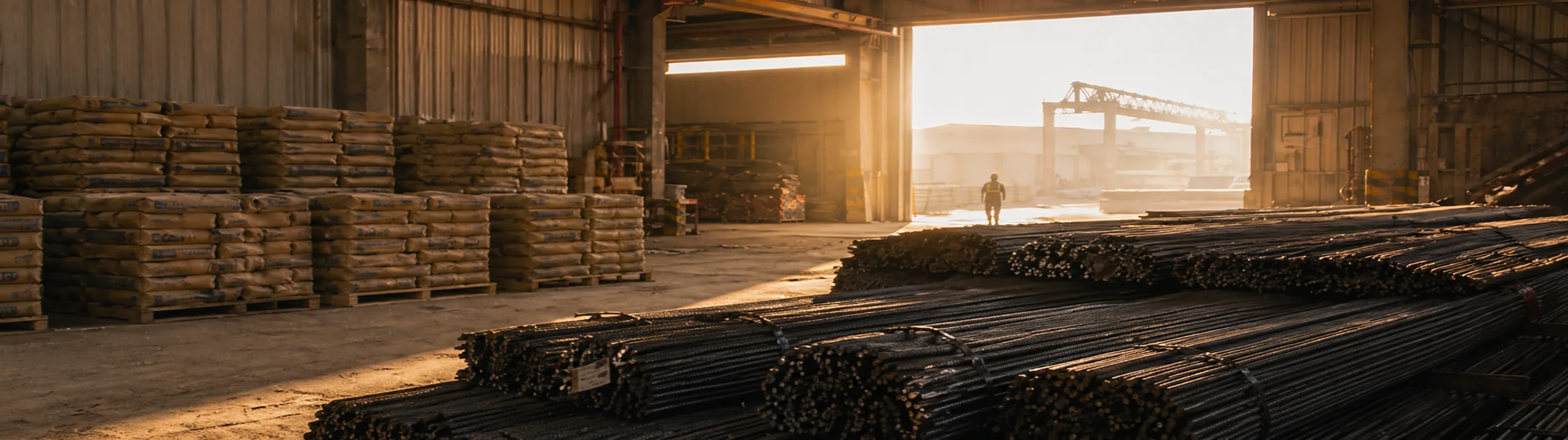 MiddleMen rebar and cement warehouse ad